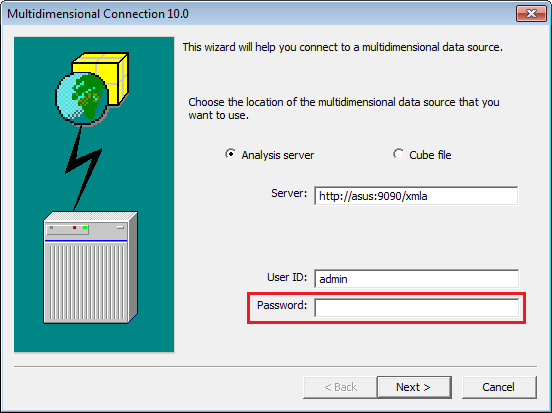 Save Connection: Enter Password