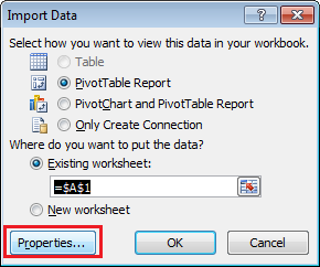 Accessing Connection Properties