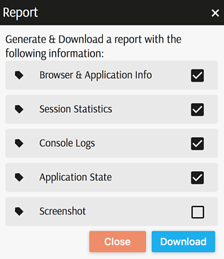Generate Application Report