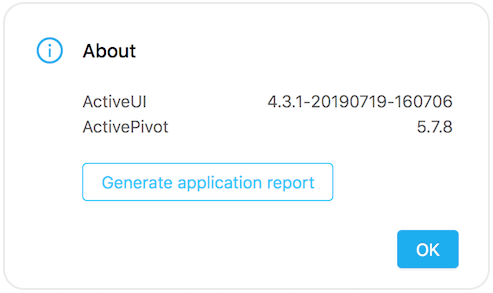 Generate Application Report