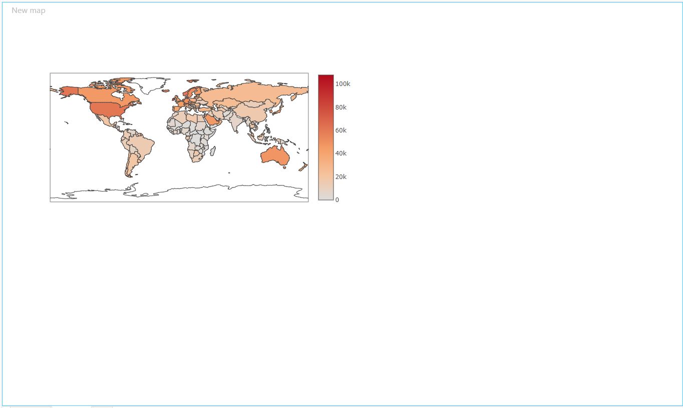 map not centered