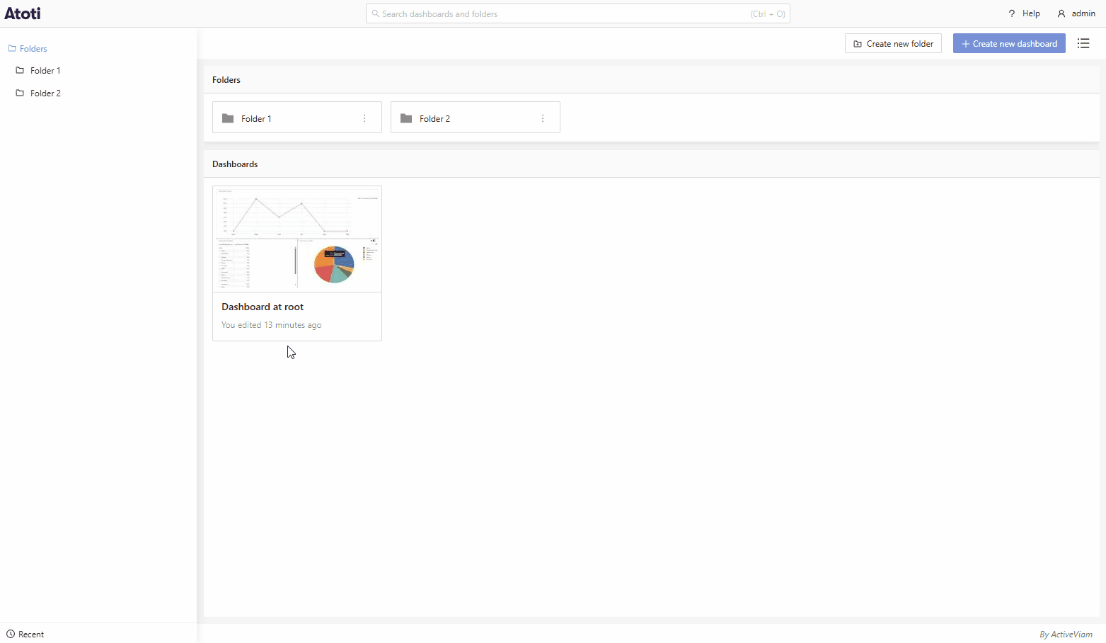 Move dashboard menu item