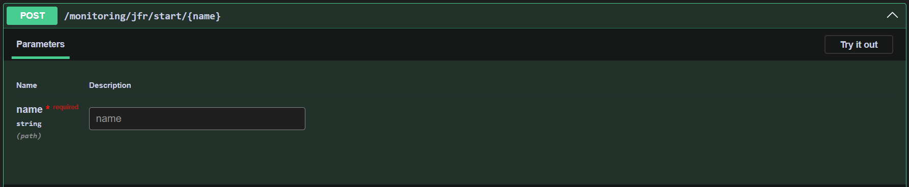 JFR Controller Start