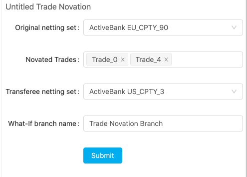 Trade Novation Widget