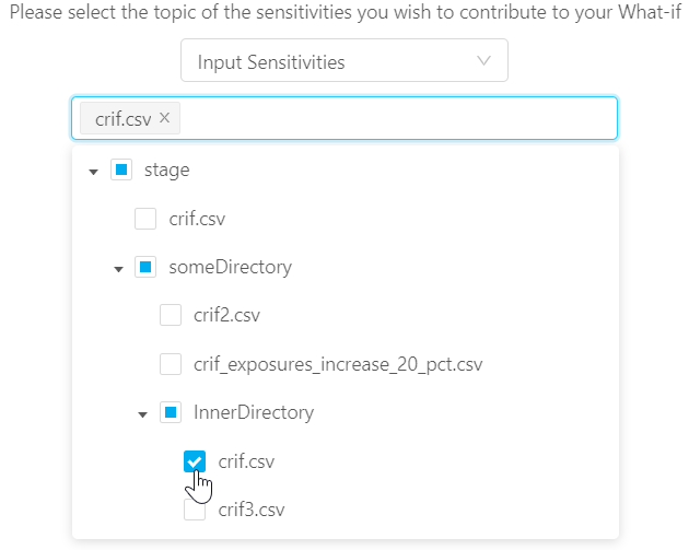 Illustrating Sensitivity Upload File Selector