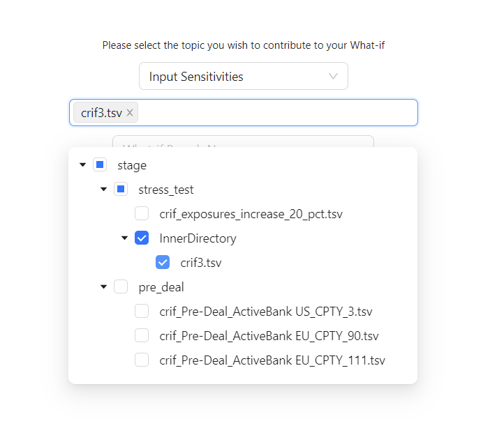 Illustrating Sensitivity Upload File Selector